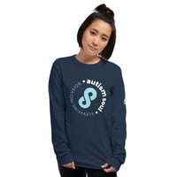 Image 4 of autism facts for the person behind you unisex adult Long Sleeve Shirt