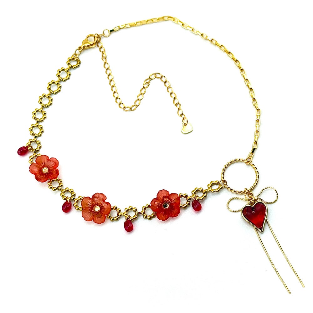 Image of Love Ribbon Necklace