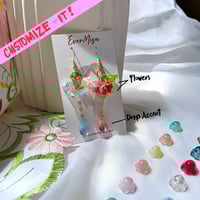 Image 1 of Fleurline Earrings [Customizable]