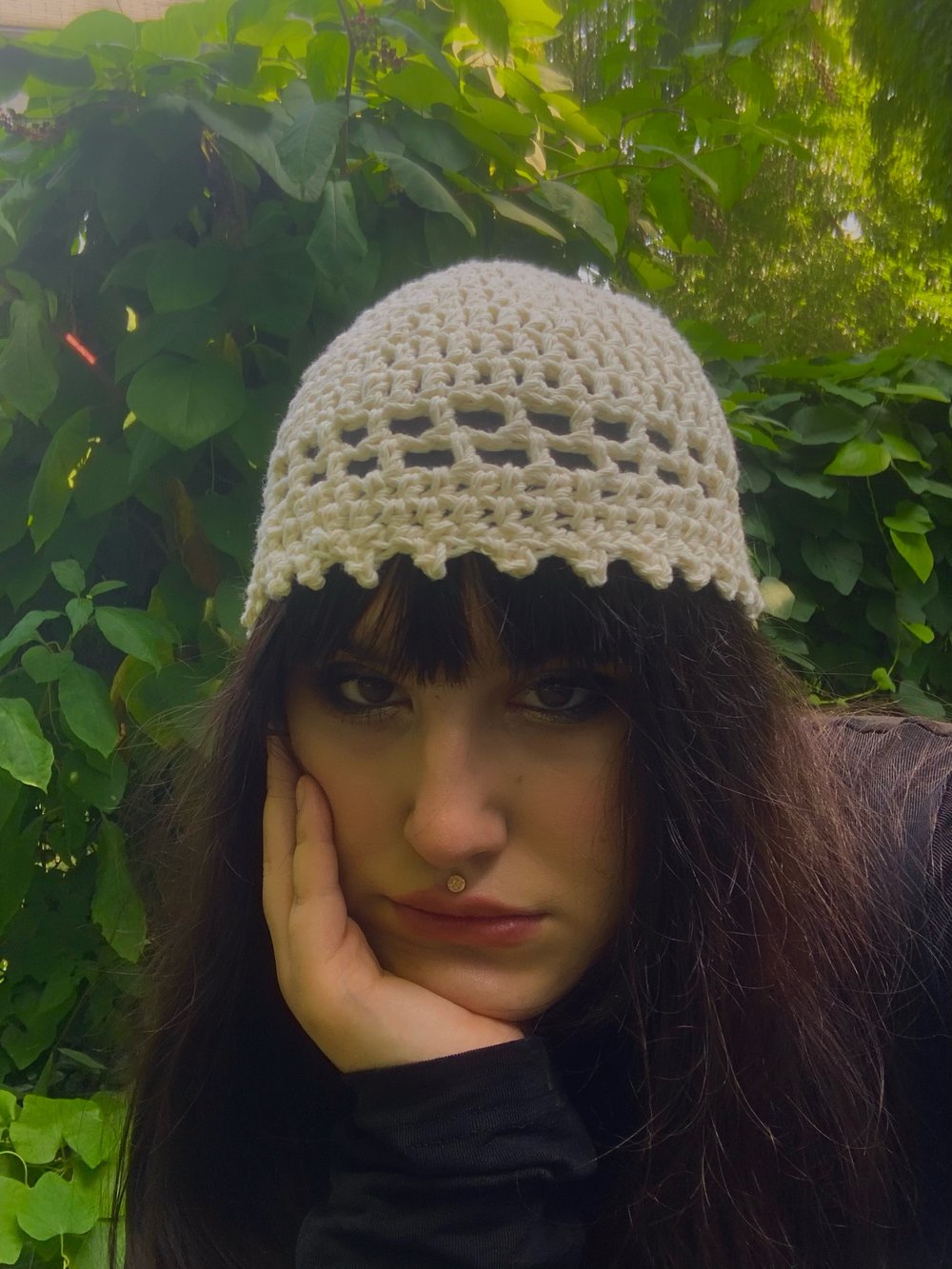 Image of White Garden Cap