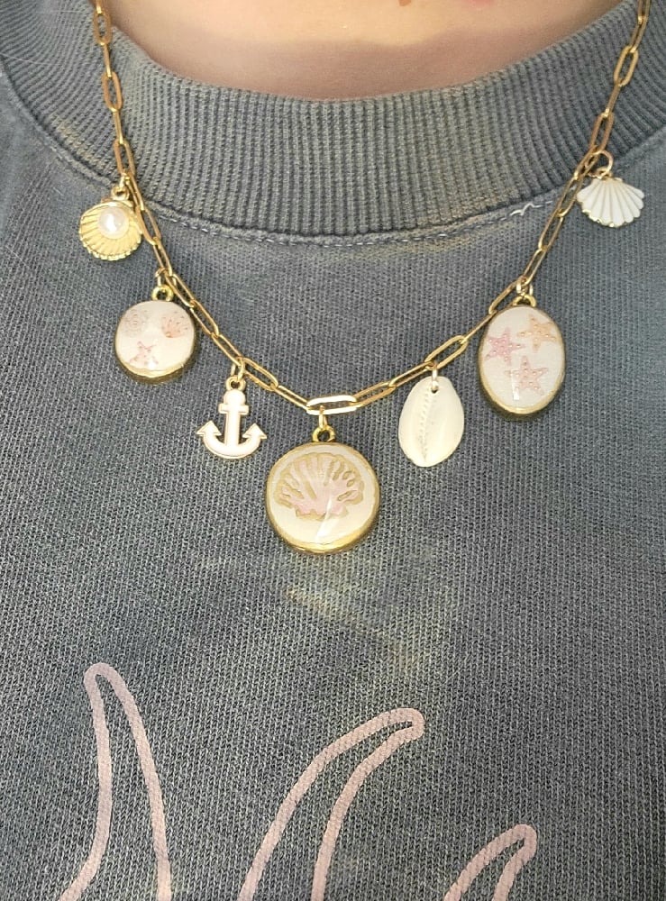Image of Pink Sands Charm Necklace