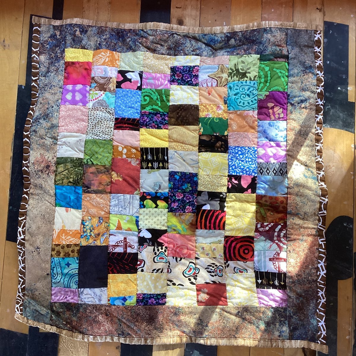 Image of Scrap Quilt For Cats