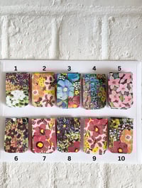 Image 4 of Holographic Floral Magnetic Bookmarks