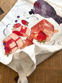 Image 4 of Pigeon Dreams Tote Bag