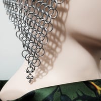 Image 4 of HENDRIK Cropped European Chainmail Coif