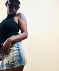 Image 4 of BABY PHAT Denim Mini Skirt