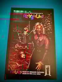 Image 4 of PLAYGROUND GERALDINE BORDEN BLACK SPLATTER FIGURE - LIMITED RUN OF 35