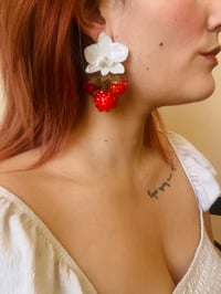 Image 5 of 🍰🍓Rasperries&Cream🍓🍰  Earrings 