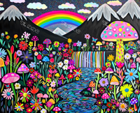 Image 1 of Fantasy Forest Full Size Diamond Painting by Jess Stempel