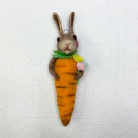 Image 2 of Carrot Bunny with Florals