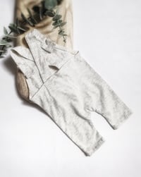 Image 3 of Newborn boys romper Dylan - light grey melange