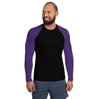 Image 1 of Enigma Purple Men's Rash Guard