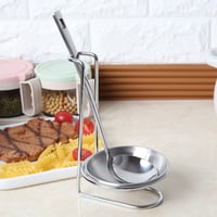 Image 14 of Kitchen Accessories Vertical Single/Double Ladle Spoon Utensil Rack Soup Spoon Rest Stand 