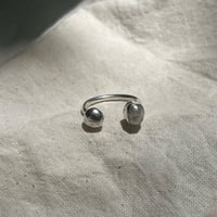 Image 3 of OPEN PEARL RING