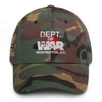 Image 13 of DEPT of WAR Dad hat 1