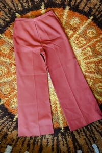 Image 2 of High waist burnt orange flares