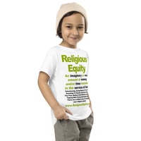 Image 1 of Religious Equity Toddler Short Sleeve Tee