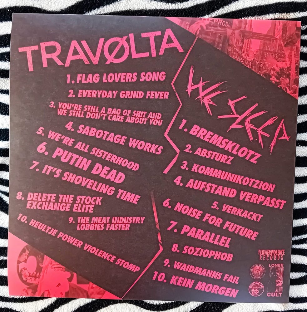 Travølta / We Sleep “split” LP