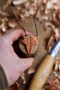Image 8 of Ivy Leaf- Pendant Necklace 