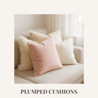Image 1 of PLUMPED CUSHIONS