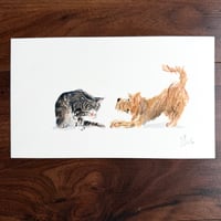 ORIGINAL ARTWORK - Eye Contact - 25x15cm