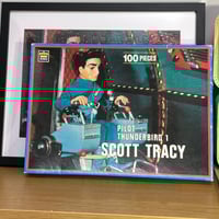 Image 2 of Thunderbirds - Scott Tracy and Thunderbird 1, 100-piece Jigsaw by King, 1993