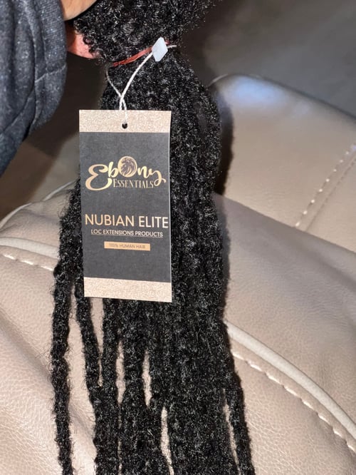 Image of Human hair Loc Extensions for 80-100 depending on length 