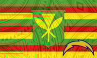 Chargers Flag Kanaka Maoli