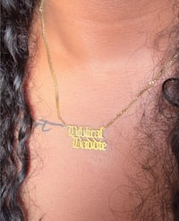 Image 3 of Biblical Baddie ™ Gold Necklace 