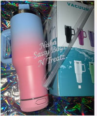 Image 2 of 40oz Light Up Tumblers with Bluetooth Speaker 