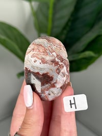 Image 8 of SANGRIA LACE AGATE PALM STONES LOT 1