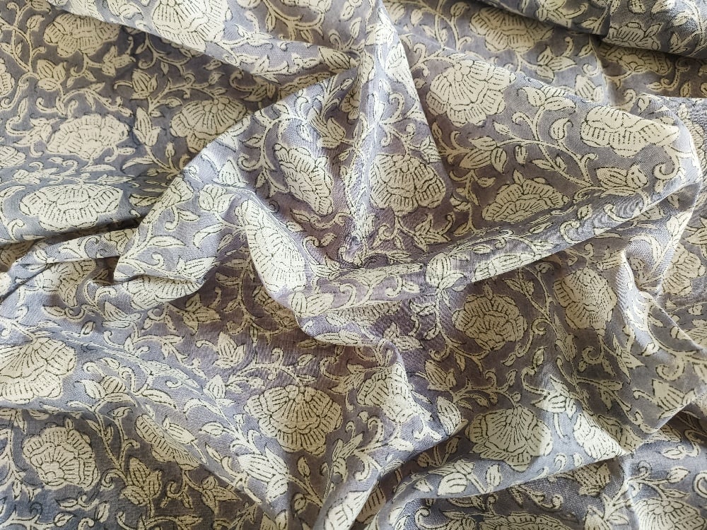 Image of Namasté fabric parme