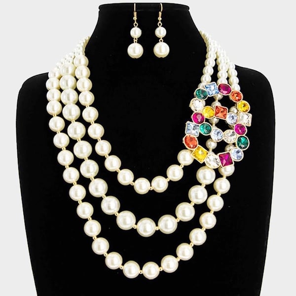 Image of Sasha Multicolor Necklace Set