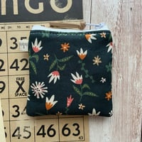 Image 3 of "Garden Party" Super Mini Quilted Zipper Bag