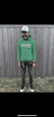 Image of GREEN "HOODSKI" HOODIE