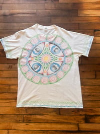 Image 1 of 80s airbrushed eye mandala Sz L 