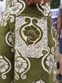 Image 2 of Ballon pant tapisserie verte