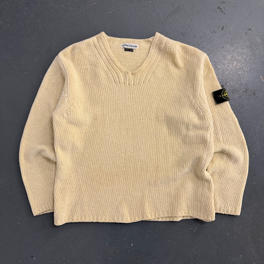 Image of 1990s Stone Island Chenille sweatshirt, size medium