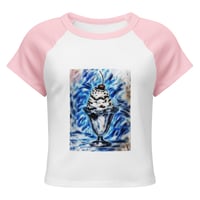 Image 4 of ArtxAdrienne Apparel "Whispy Sundae" Women’s Stylish Baby Tee
