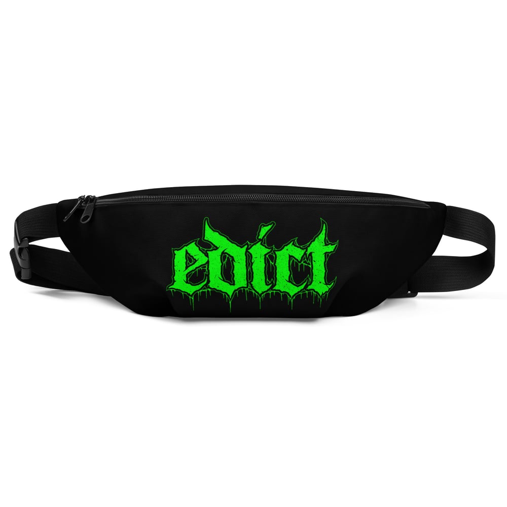 Black Fanny Pack w/ green logo