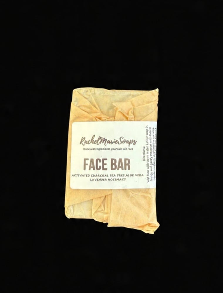 Image of Activated charcoal & Aloe facial Cleansing bar