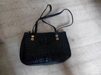 Image 2 of Crocodile leather shoulder bag