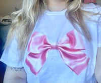 Image 2 of White Bow T Shirt 