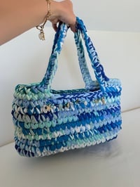 Image 2 of The multi blue tote bag