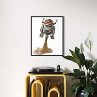 Image 2 of Fractured Chooper Inspired A3 print
