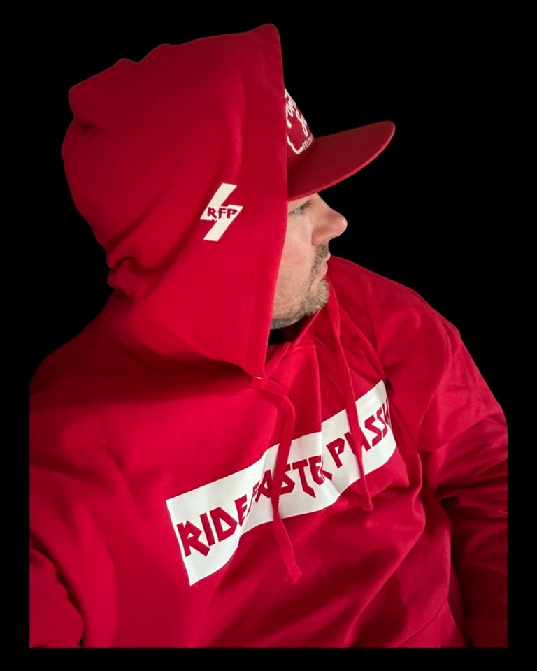 Bluh block print 10oz hoodie Image 2