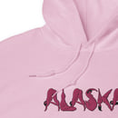 Image 3 of Alaska Embroidered Heavy Blend Hoodie // Pink