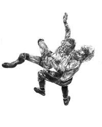 Image 1 of Print - Kazuchika Okada V. Kenny Omega V, All In ‘25