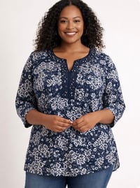 Image 2 of New XXL croft and barrow studded top #880*8