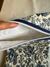Image 2 of Large quilted zipper pouch 